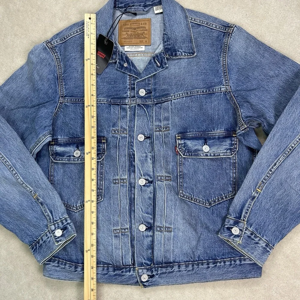 Levi's Premium Type 2 Redline Selvedge Denim Trucker Jacket Men's Medium